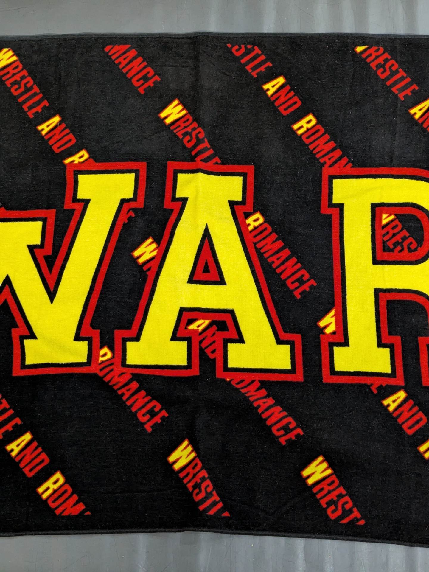 WAR Logo Large Format Bath Towel