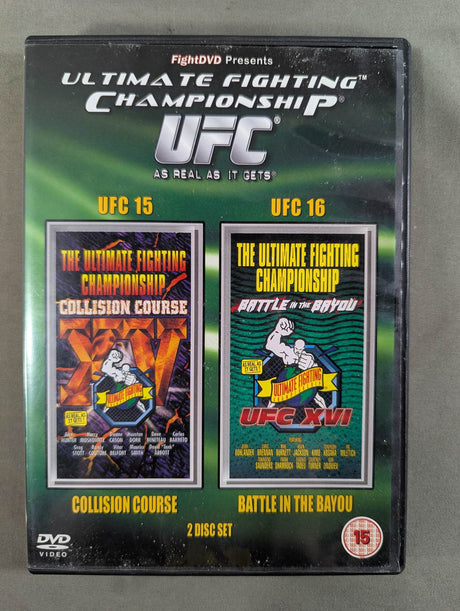 UFC 15 ★CLLISION COURSE★ & UFC 16 ★BATTLE IN THE BAYOU★