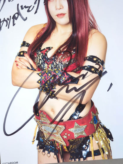 Utami Hayashishita  hand signed autograph  Starda Pro-Photo  (T-9)