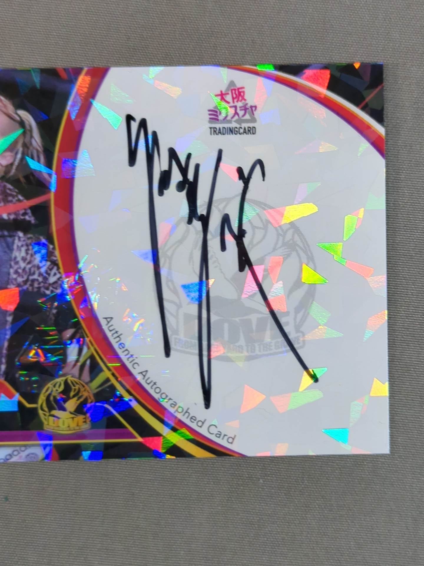 2019 Osaka Mix Naoki Tanizaki  Official autographed card (2)