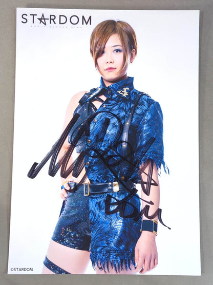 MIRAI hand signed autograph  stardom Pro-Photo (D-1)