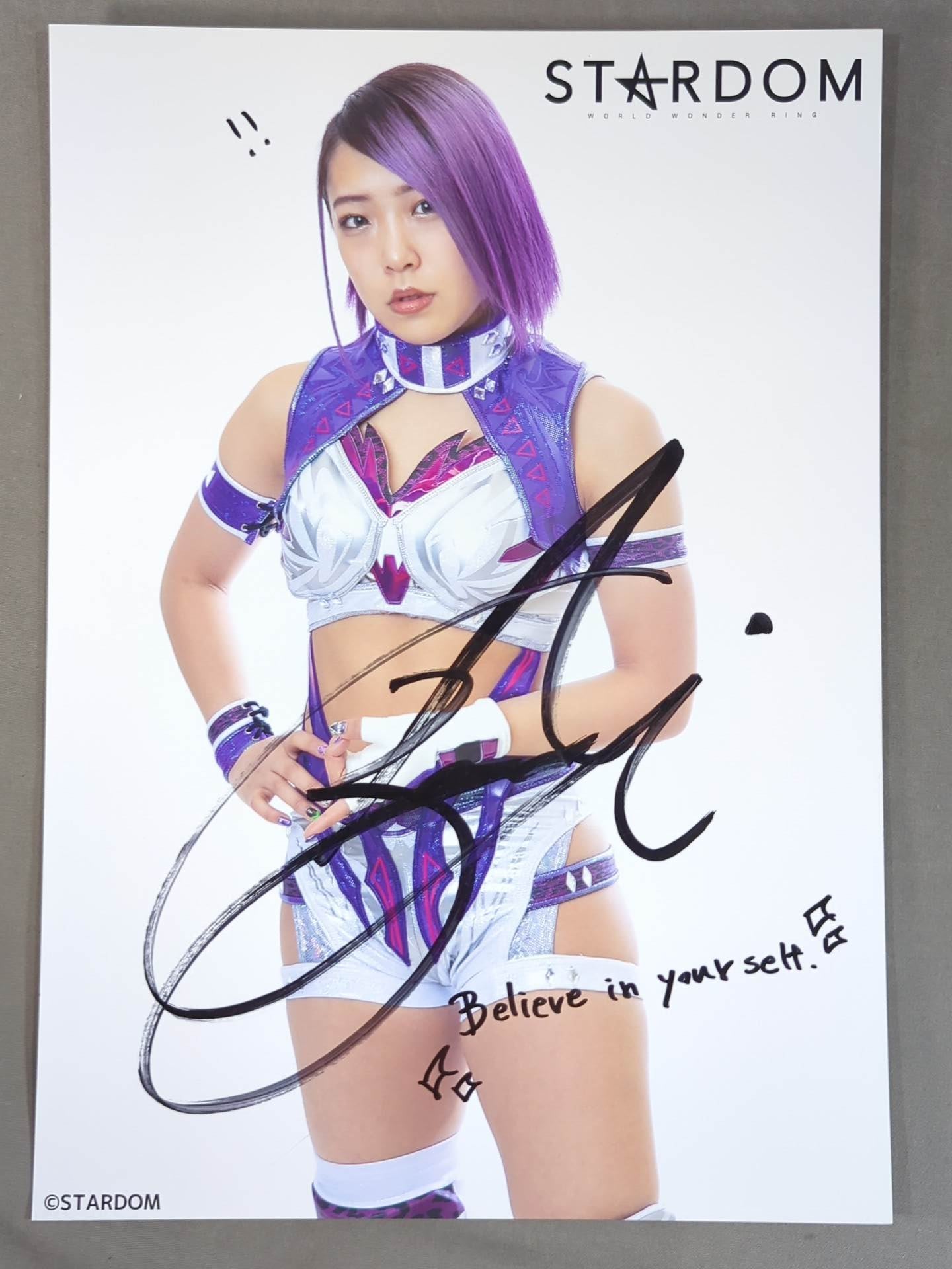AZM hand signed autograph stardom Pro-Photo (R-3)