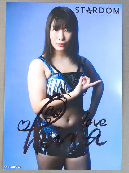 HINA  hand signed autograph  Starda Pro-Photo (E-3)