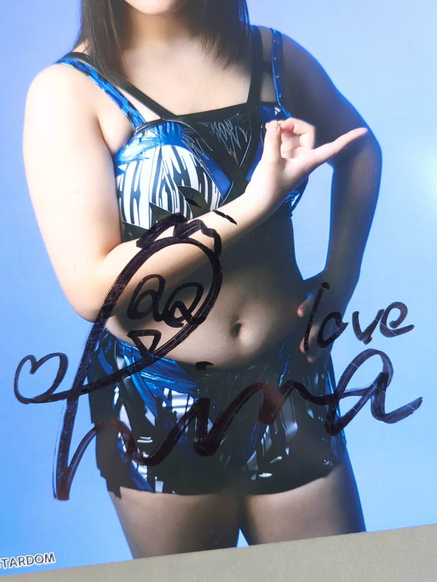 HINA  hand signed autograph  Starda Pro-Photo (E-3)
