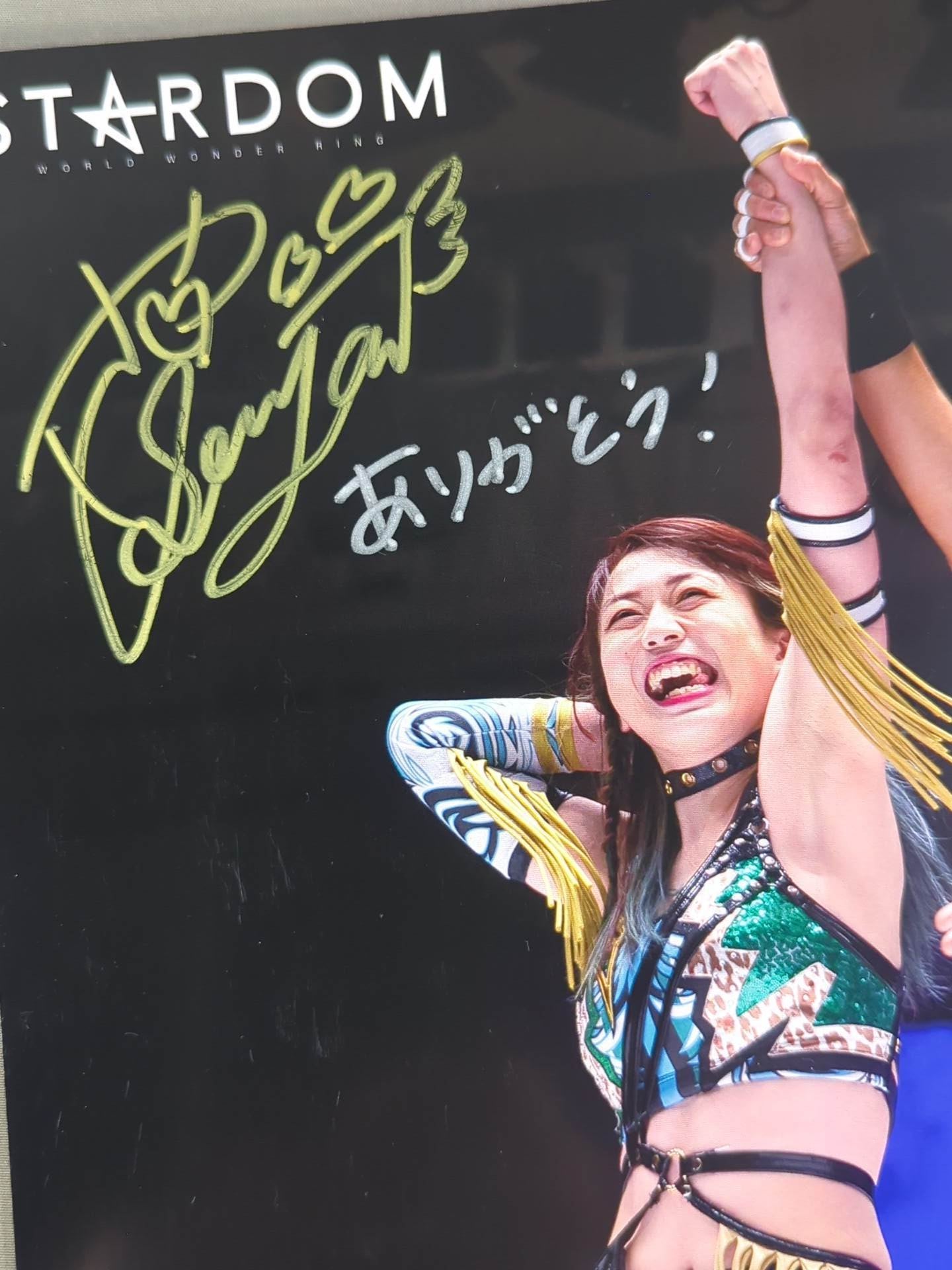 スターダム神谷沙耶 直筆サイン入りポートレート Yahoo!オークション