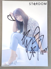 渡辺桃 直筆サイン入り スターダムポートレート(K-6) – 闘道館