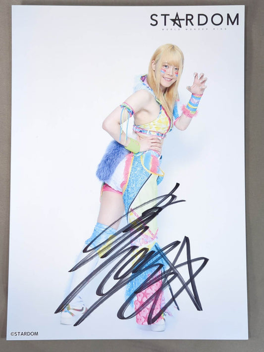 Mayu Iwatani  hand signed autograph  Starda Pro-Photo (V-2)