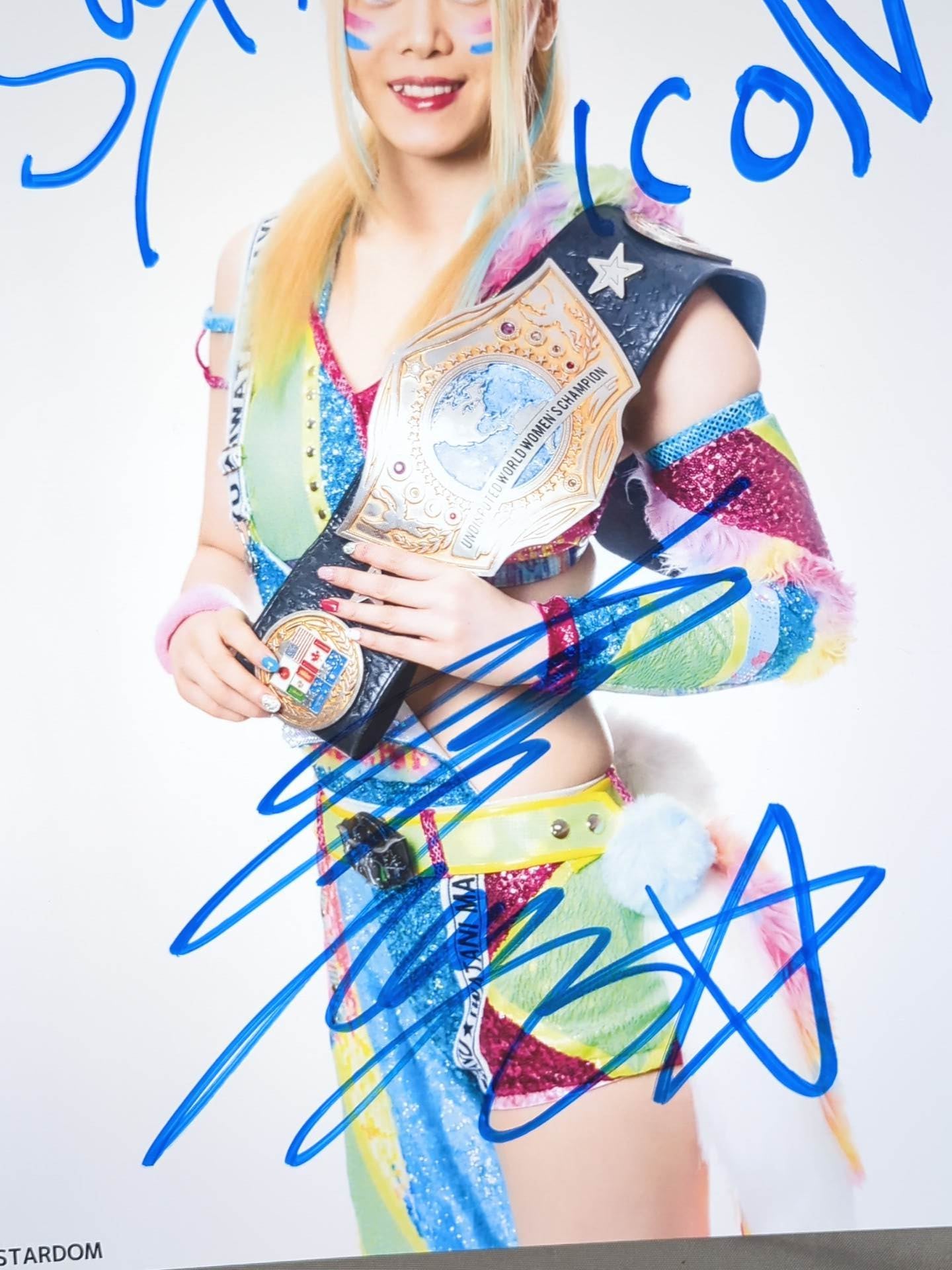 岩谷麻優 直筆サイン入り スターダムポートレート(V-6) – 闘道館