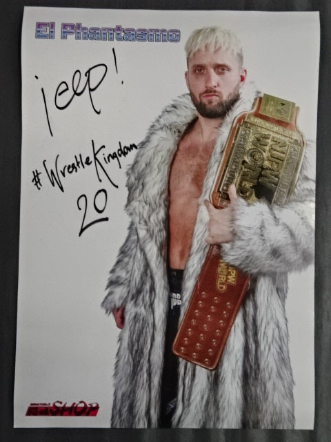 【hand signed autograph】 El Phantasmo  Posters(1)