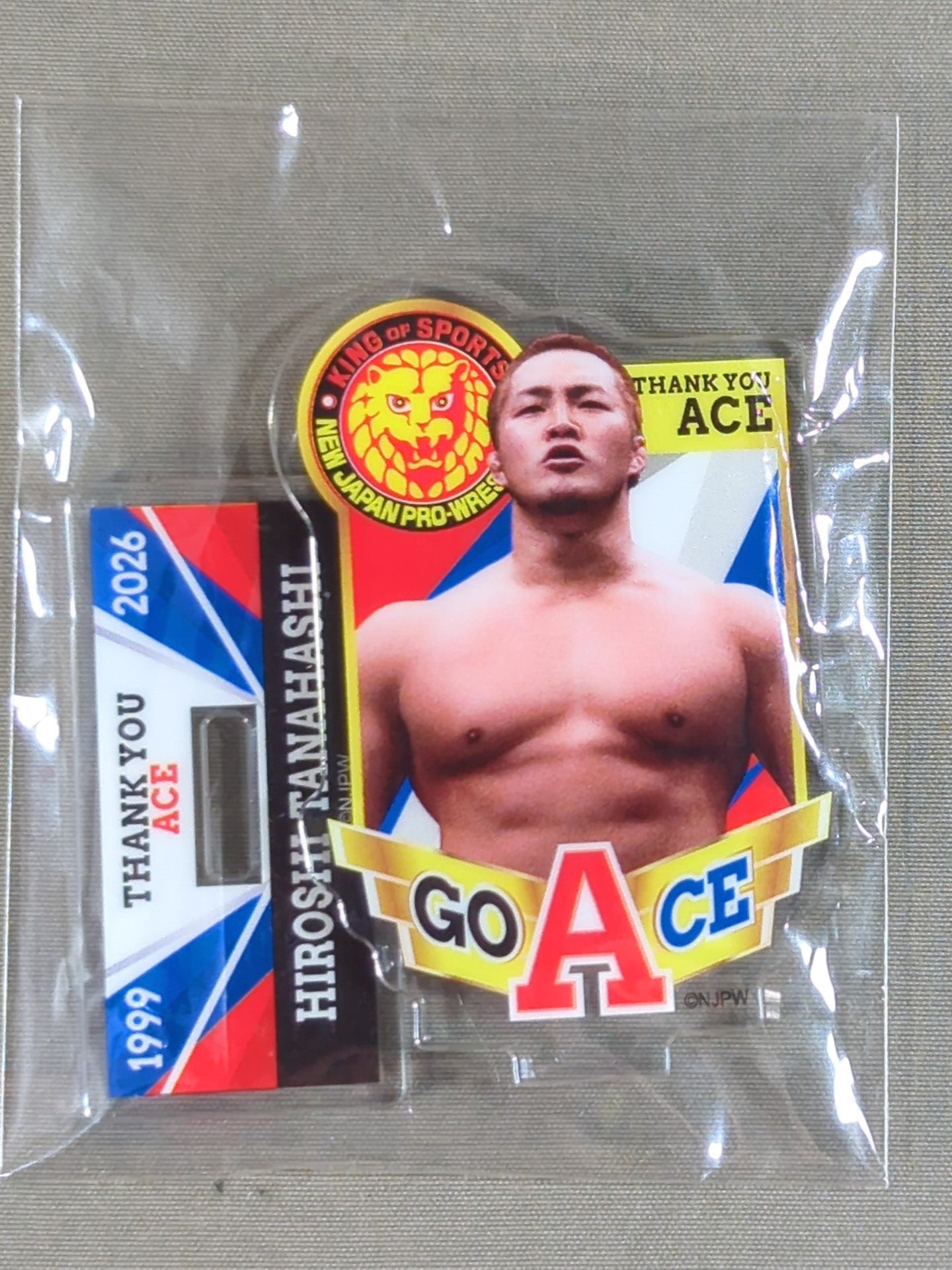 ★ Hiroshi Tanahashi Retirement Countdown Lottery ★ Trading Acrylic Stands(4)