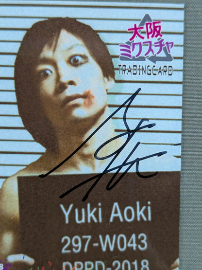 2018 Osaka Mix Yuki Aoki Official Autographed Card
