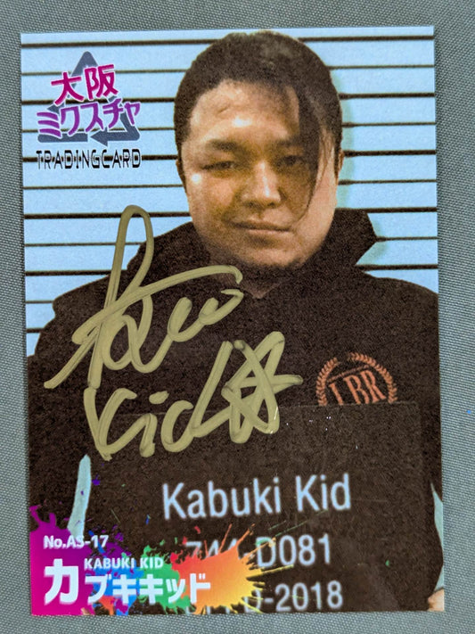 2018 大阪ミクスチャ カブキキッド 公式サインカード