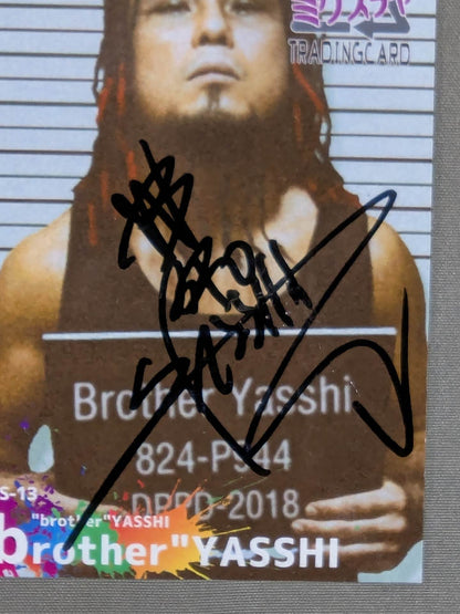 2018 Osaka Mixture "brother" YASSHI official autographed card