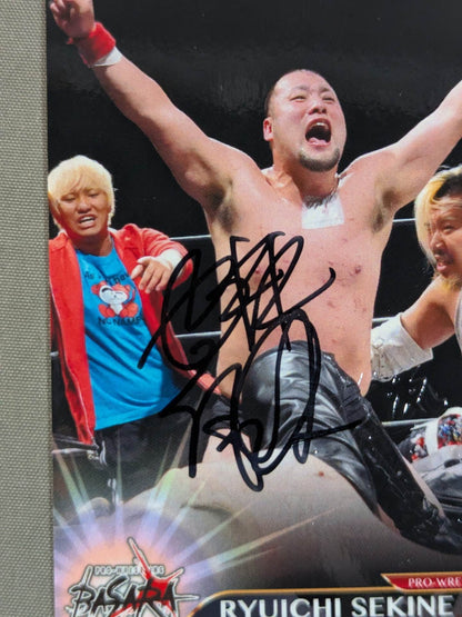 2019 Osaka Mixture ×DOVE×BASARA Ryuichi Sekine Official autographed card 