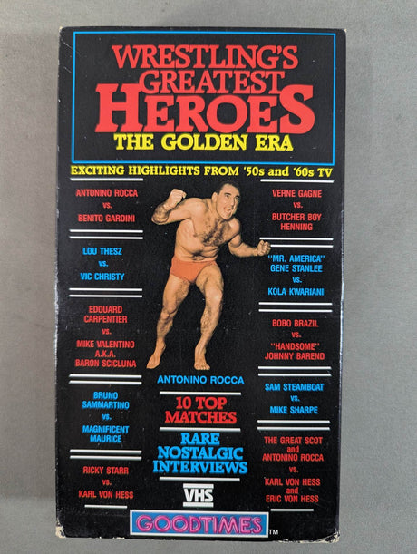 ★ANTONIO ROCCA vs BENITO GARDINI★ WRESTLING’S GREATEST HEROES THE GOLDEN ERA