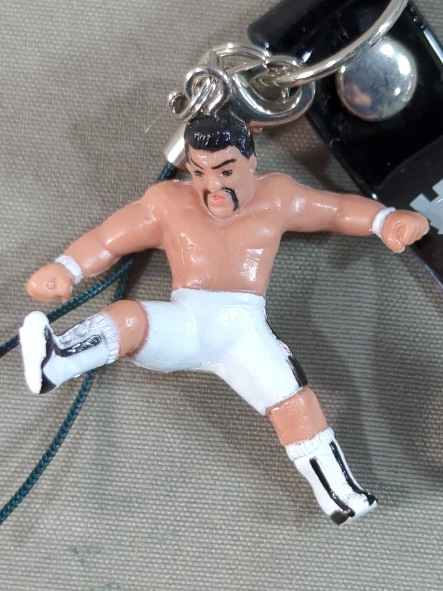 Masahiro Chono  Fight Kick Strap (White)