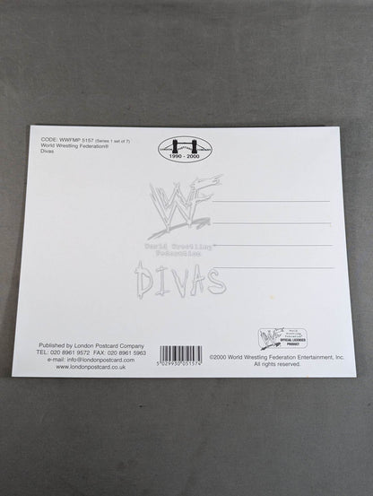 WWF DIVAS Big Postcard
