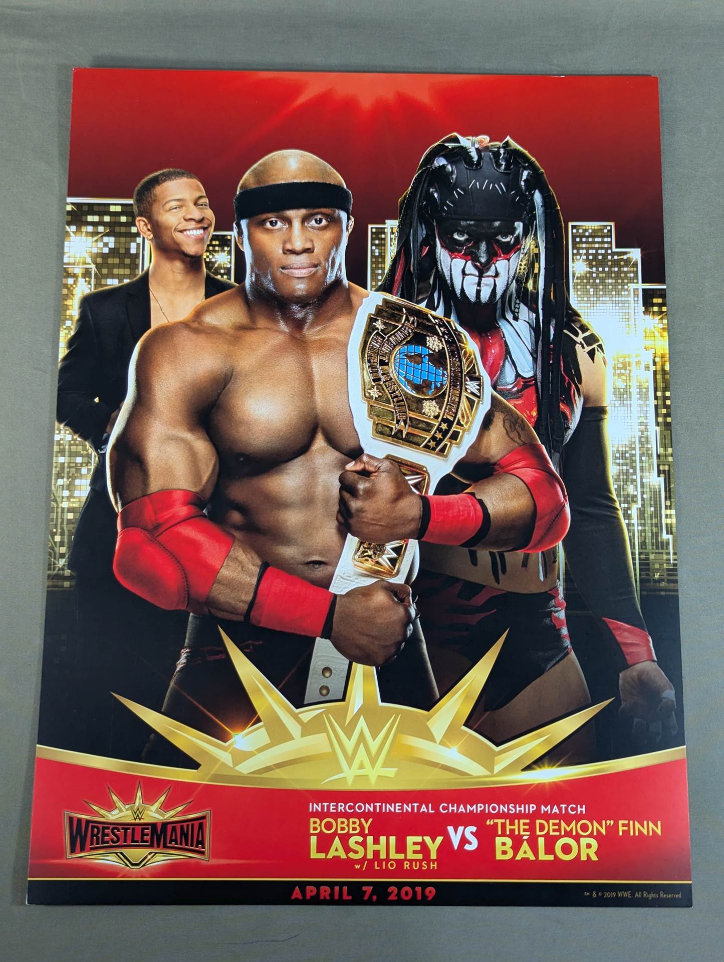 Bobby Lashley vs Finn Balor  WRESTLEMANIA35 Matchcard