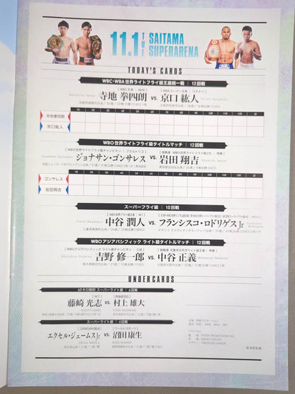 [WBA & WBC Unified Match] Kenshiro Teraji vs Hiroshi Kyoguchi