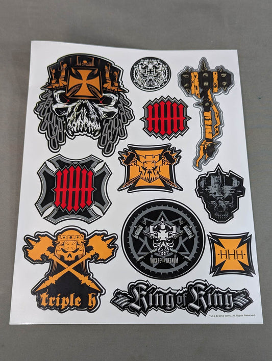 Triple H Sticker Sheet