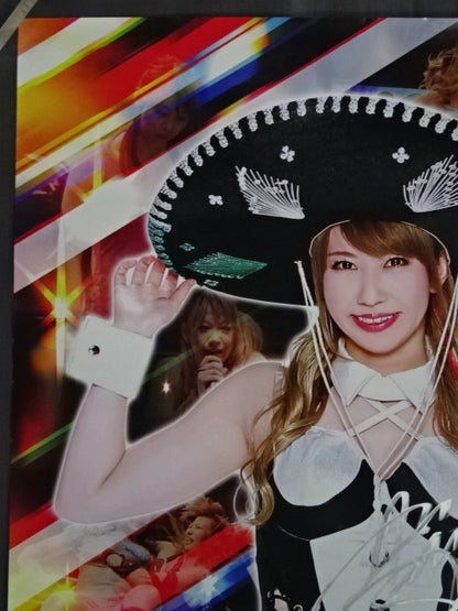 【hand signed autograph】 Tequila Saya retired RIBBONMANIA 2019