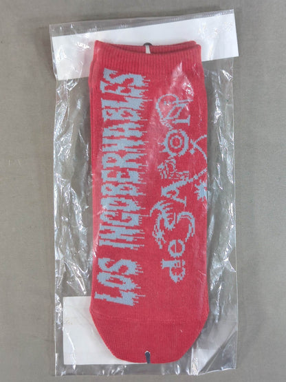 L.I.J. Socks (Red× Beige)