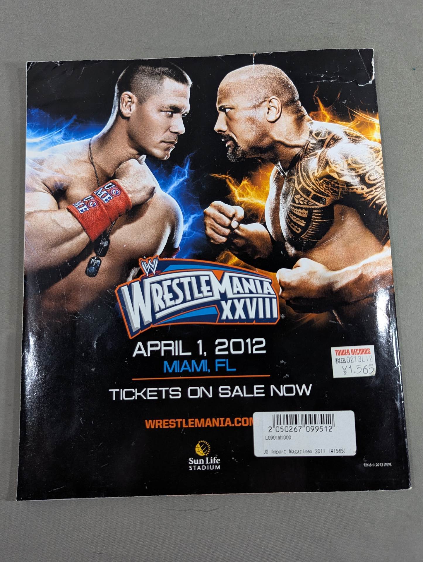 新品未使用　海外版　アドバンス　ROAD TO WRESTLEMANIA WRESTLE MANIA XXVIII ・ 2012 – 闘道館