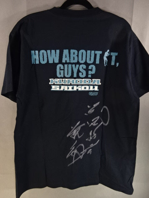 【hand signed autograph】 Tetsuhiro Kuroda  " KS" T-Shirt