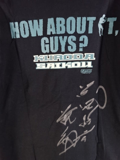 【hand signed autograph】 Tetsuhiro Kuroda  " KS" T-Shirt