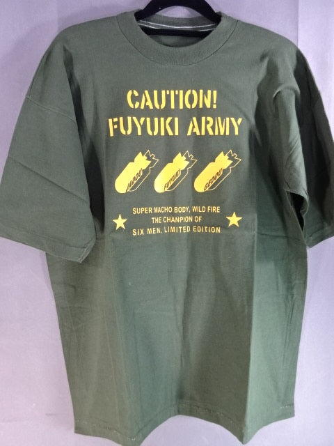 冬木軍「CAUTION FUYUKI ARMY」Tシャツ