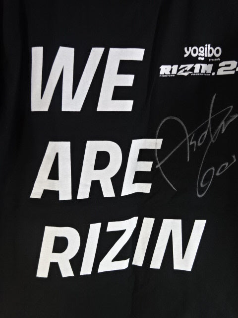 ☆朝倉海 直筆サイン入り☆ RIZIN.24 Tシャツ – 闘道館