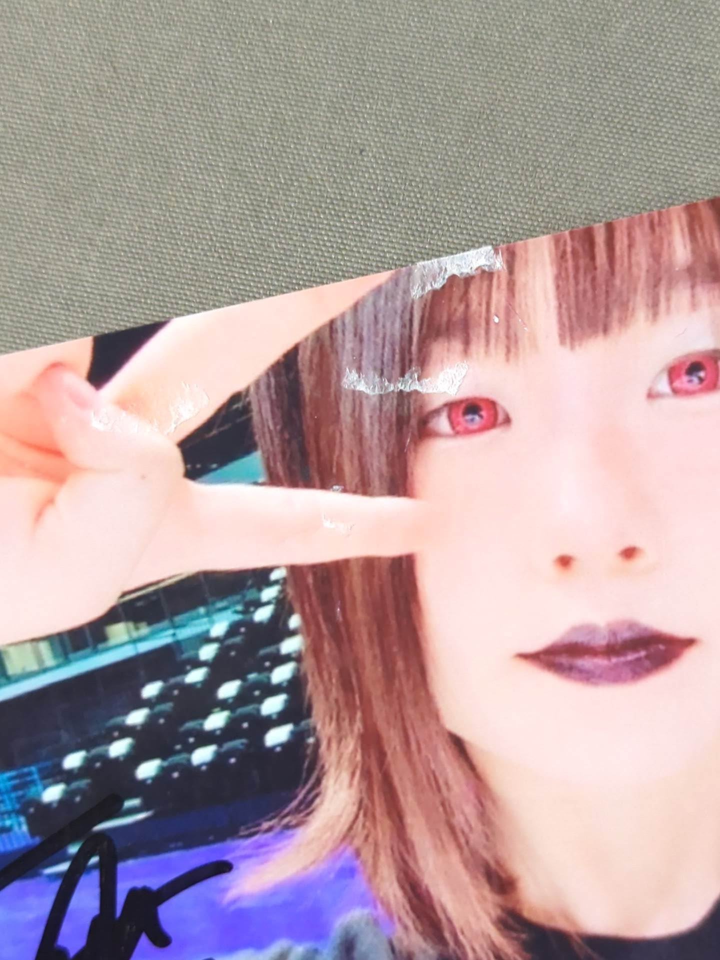 吏南 直筆サイン入りブロマイド① – 闘道館