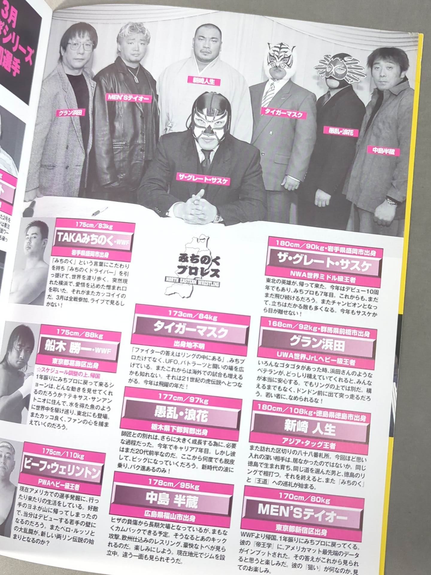 Michinoku Pro Wrestling  Official Pamphlet Vol.48