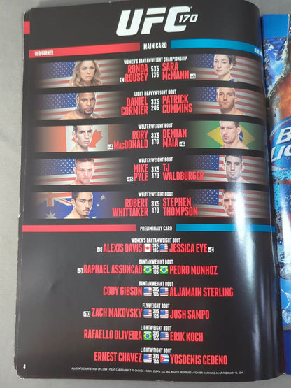 UFC170 / Rousey vs McMann