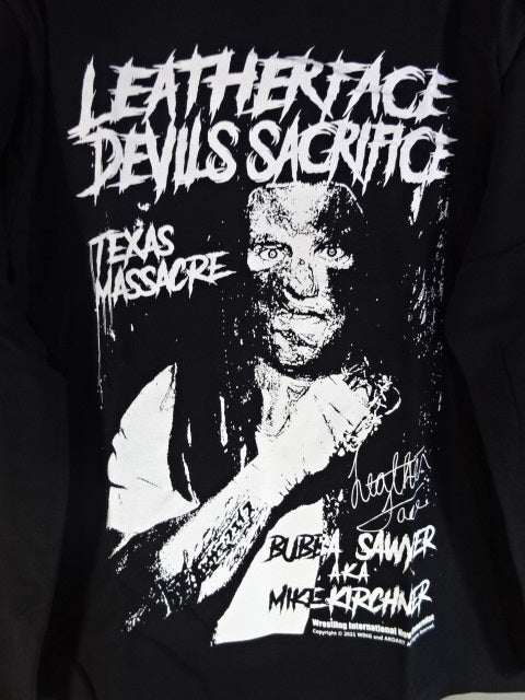 Leather Face "DEVIL'S SACRIFICE" Long Sleeve T-Shirt
