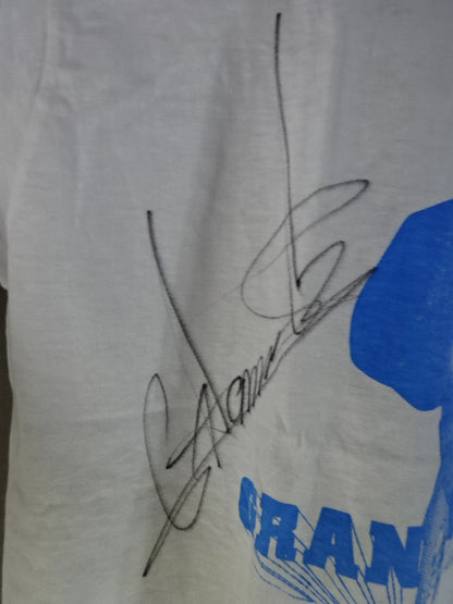【hand signed autograph】 Gran Hamada  Picture T-Shirts(1) (White)