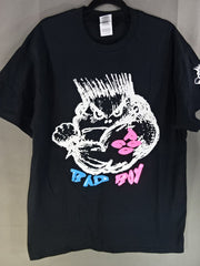 直筆サイン入り】ミスター・ポーゴ「BAD BOY」Tシャツ①(ブラック