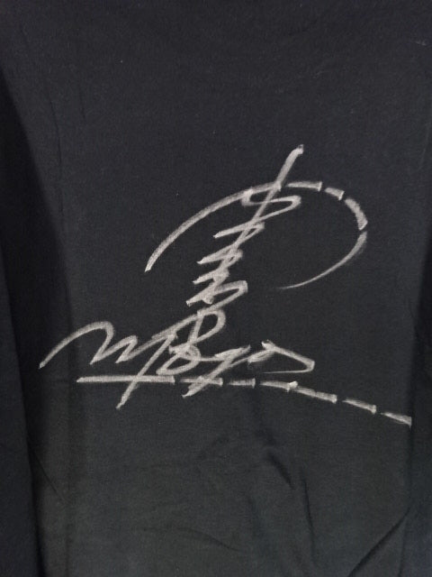 直筆サイン入り】ミスター・ポーゴ「BAD BOY」Tシャツ①(ブラック