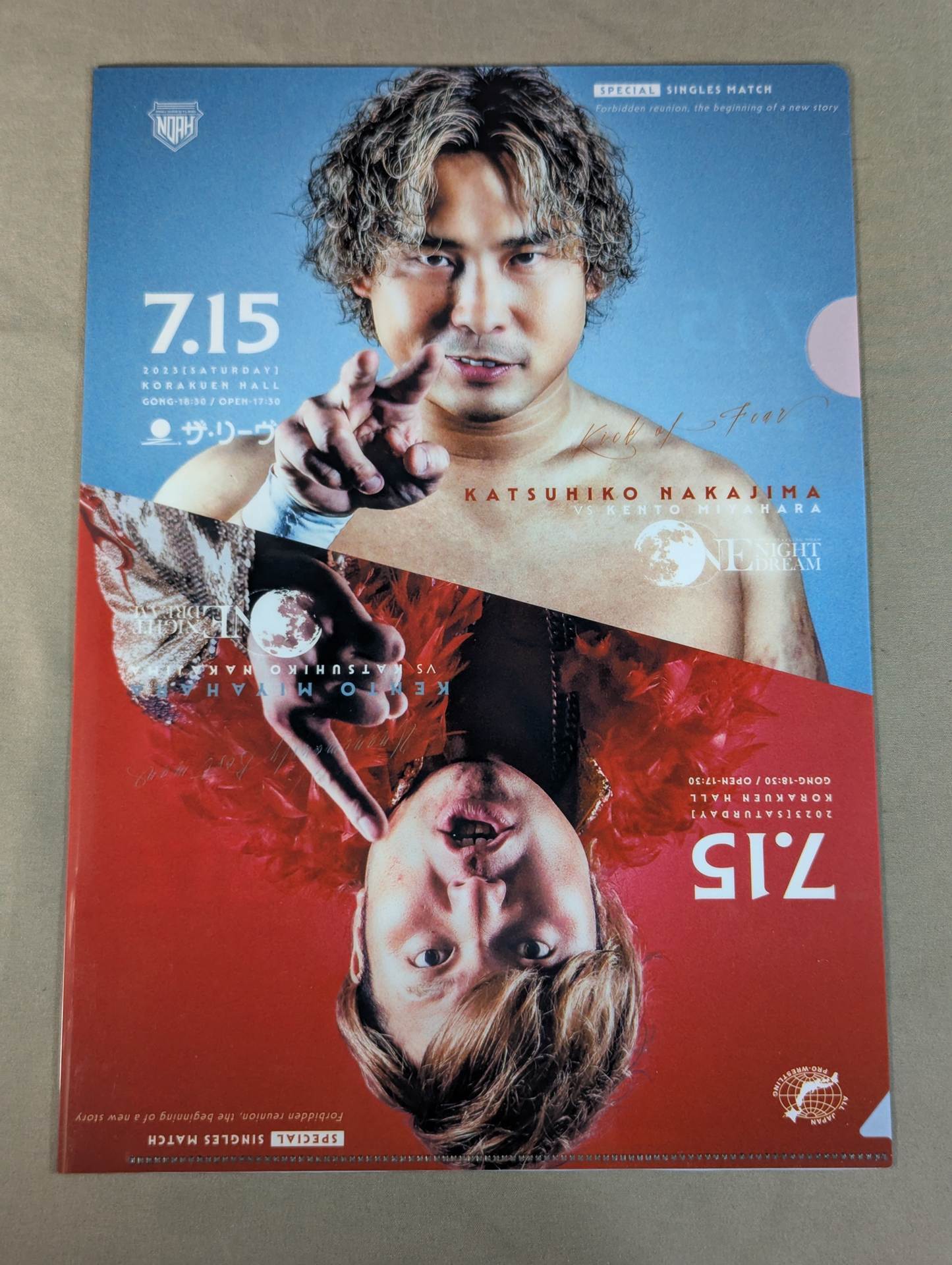 プロレスリングNOAH クリアファイルセット④ – 闘道館
