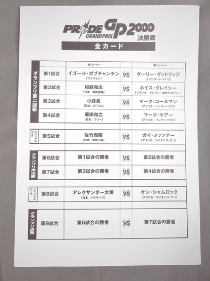 PRIDE GP 2000 Finals
