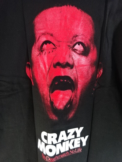 葛西純「CRAZY MONKEY NO DEATHMATCH NO LIFE」Tシャツ – 闘道館