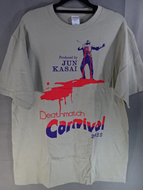 葛西純プロデュース デスマッチカーニバル 2022 Tシャツ②(カーキ)