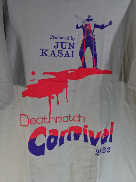 葛西純プロデュース デスマッチカーニバル 2022 Tシャツ②(カーキ