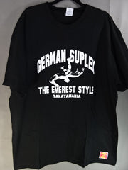 高山善廣「GERMAN SUPLEX 」Tシャツ②(ブラック) – 闘道館