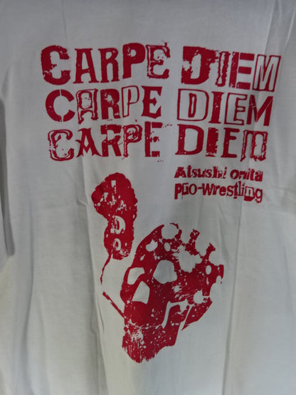Atsushi Onita  "ATSUSHI ONITA I love Being Me" T-shirt (1) (white)