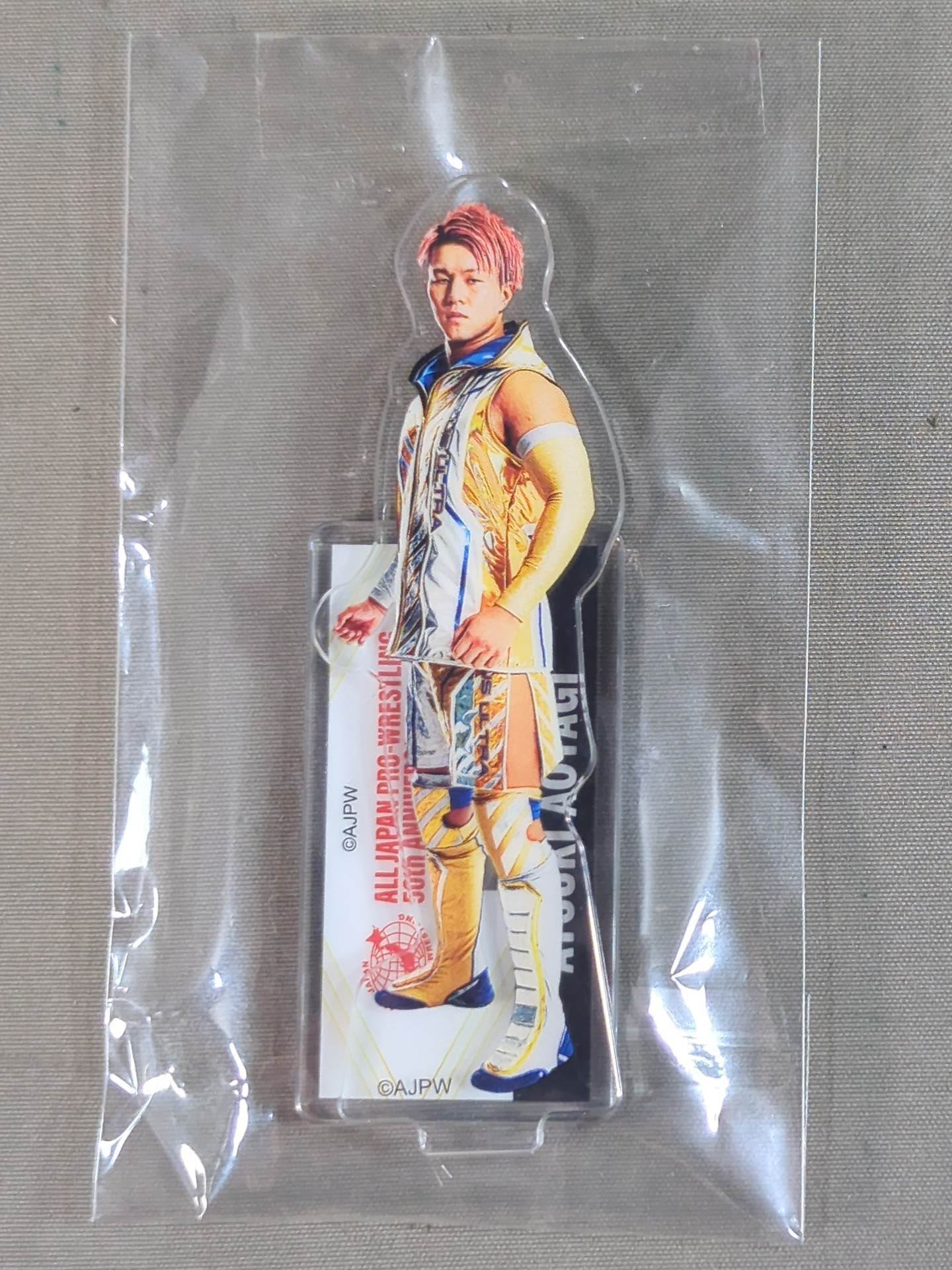 Atsuki Aoyagi  All Japan Pro Wrestling 50th Anniversary Acrylic Stand (A)