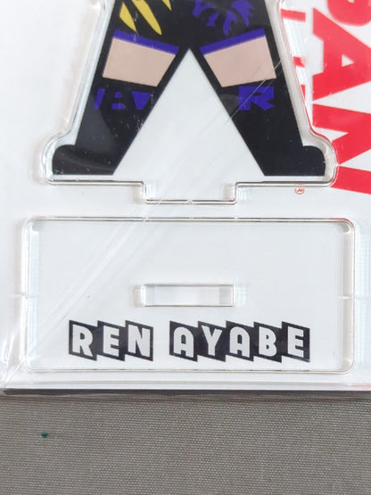 【hand signed autograph】 Ren Ayabe  Character Acrylic Stand Keychain