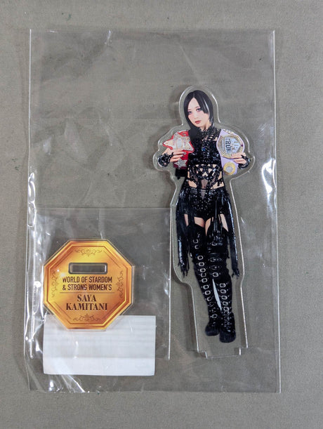 上谷沙弥 ベルトアクリルスタンド(ワールド＆STRONG女子2冠)