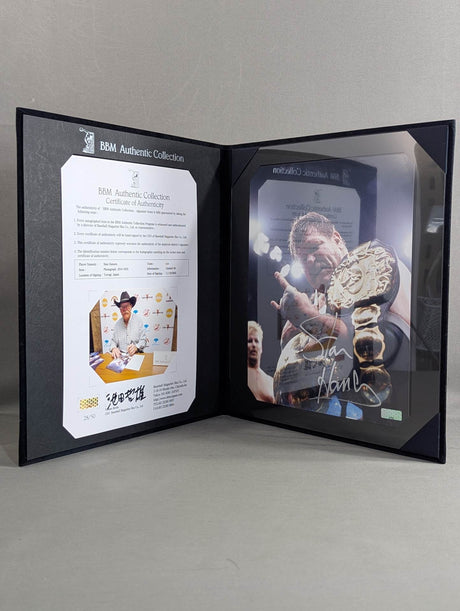 ★28/50 BBM Authentic Collection★ スタン・ハンセン 直筆サイン入りフォト