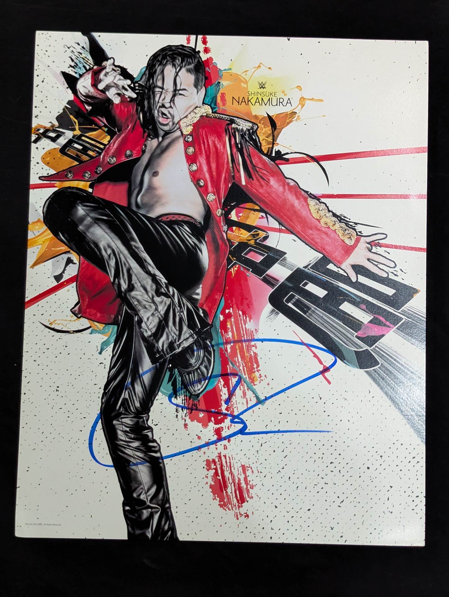 中邑真輔 直筆サイン入りオフィシャル大判ポートレート(A-6) – 闘道館